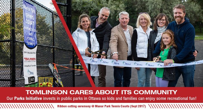 Tomlinson Upgrades Manor Park Tennis Courts: Tomlinson Parks Initiative Invests In Public Parks